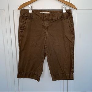 J. Crew Broken In Chino Classic Twill Weathered City Pit Bermuda Shorts 0 Cotton